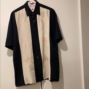 Bamboo Cay Resort Wear paneled Palm Shirt